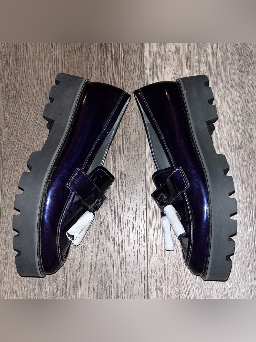NWOT SARTO by Franco Sarto Balinna Platform Tassel Loafers Size 10 - Picture 6 of 10